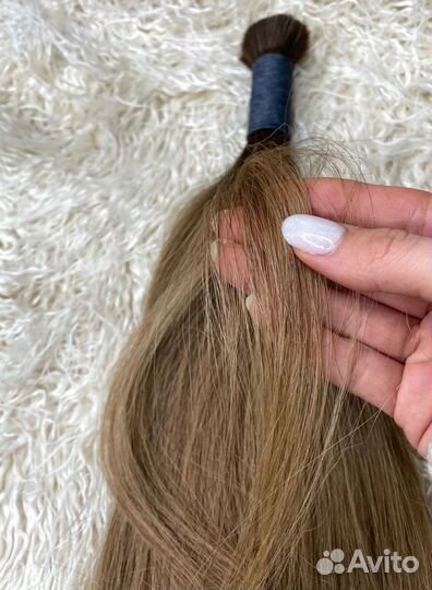 Волосы натуральные, 50см, Долями