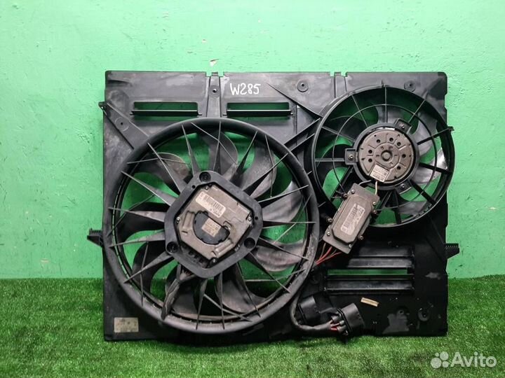 Вентилятор охлаждения двс volkswagen Touareg (7L)