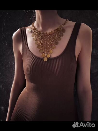 Колье из бижутерного сплава