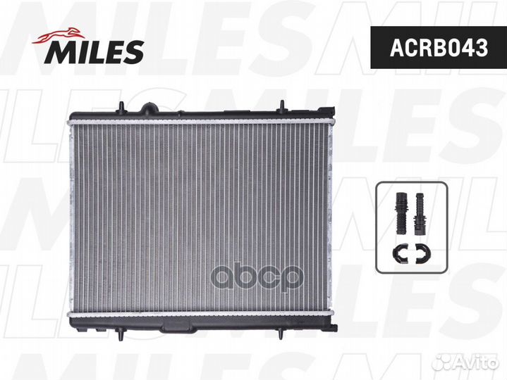 Радиатор peugeot 307 01- 1.4/1.6/2.0 паяный