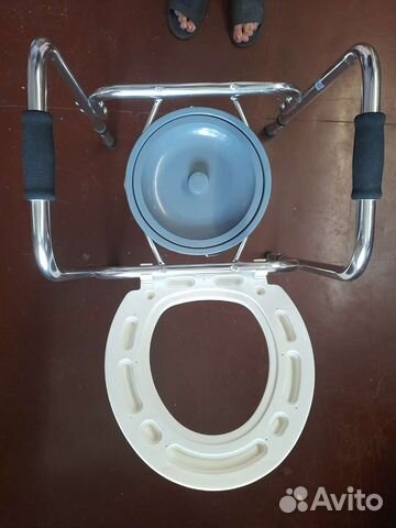 Санитарный стул туалет + судно медицинское Ладья