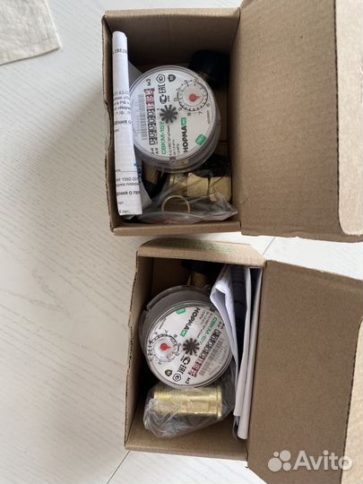 Счетчик воды 2 шт одноструйный, крыльчатый