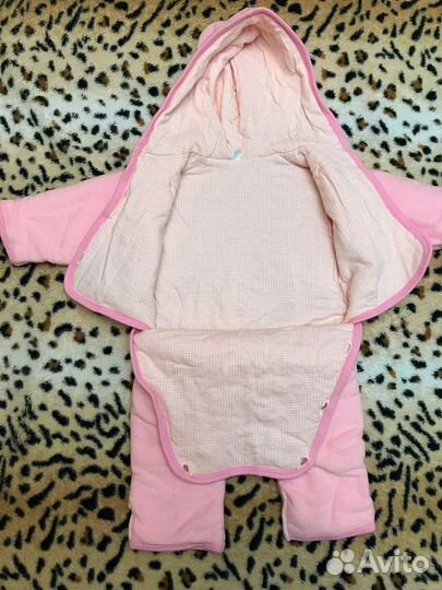 Комбинезон на девочку. Демисезонный. На 15+ гр