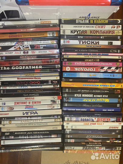 DVD диски 62 шт