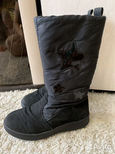 Сапоги зимние девочке 34