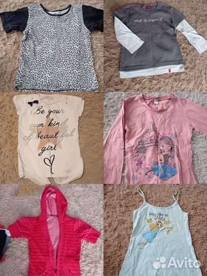 Вещи пакетом на девочку 140 146