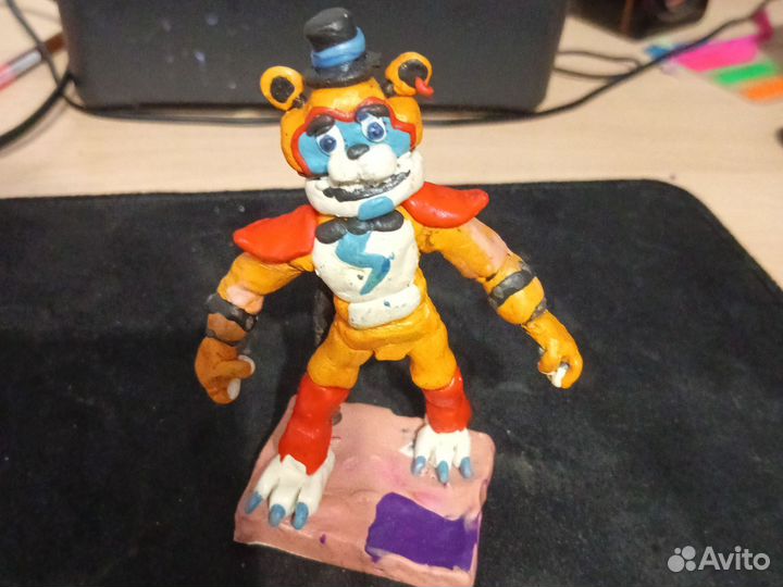 Мишка Фредди, из пластилина