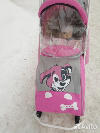 Санки коляска