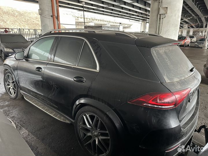 Mercedes-Benz GLE-класс AMG 3.0 AT, 2020, битый, 89 100 км