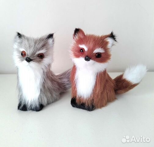 Игрушка Лисенок, собака, кошка реалистичные