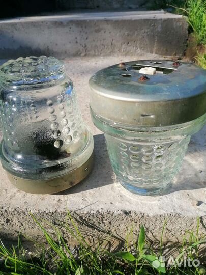 Лампада рефленая из стекла