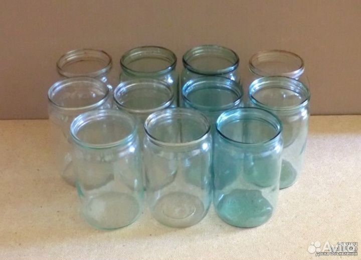 Банки стеклянные 0,7;, 1,5 литровые, 1 литр