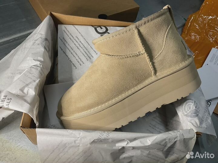 Ugg Ultra Mini Platform Sand оригинал