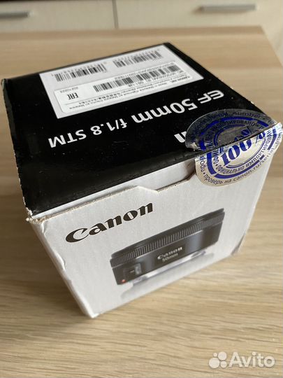 Объектив canon ef 50mm f/1.8 stm