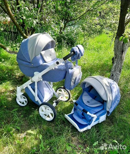 Коляска 2 в 1 bebe mobile marconi