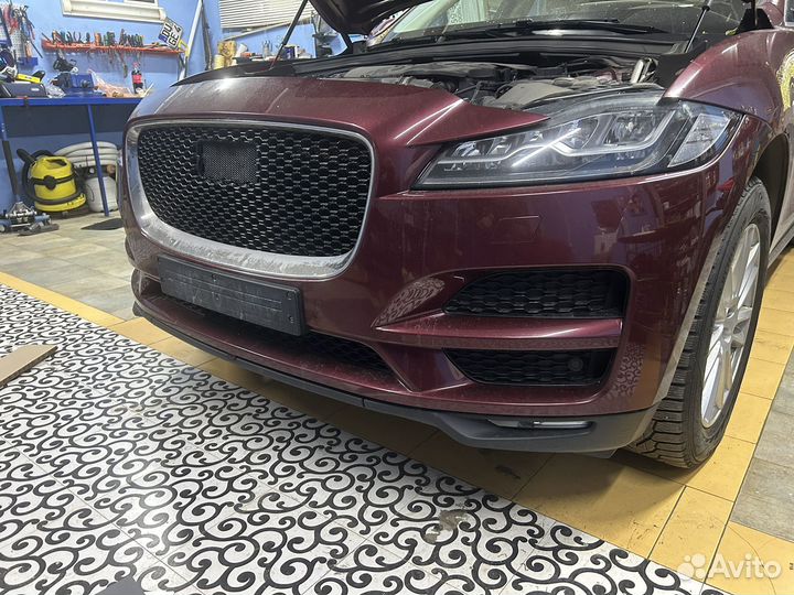 Передний бампер jaguar f-pace