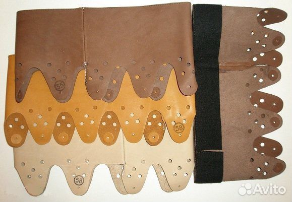 Комплект Кожа на немецкий подшлемник+крепления