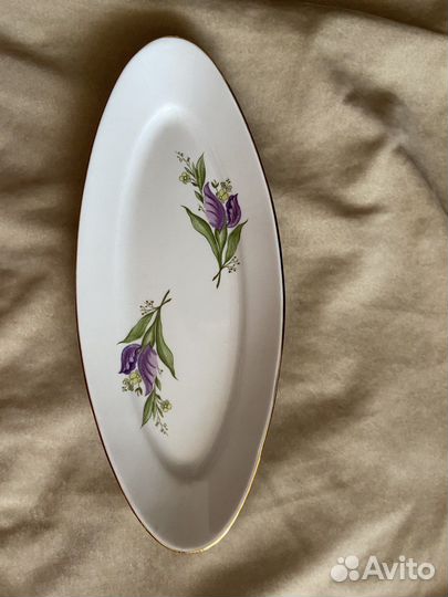 Селедочница фарфор СССР