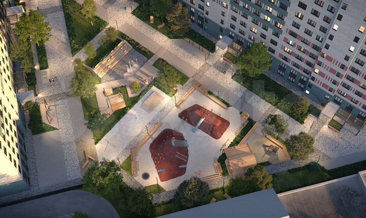 2-к. квартира, 48,7 м², 6/23 эт.