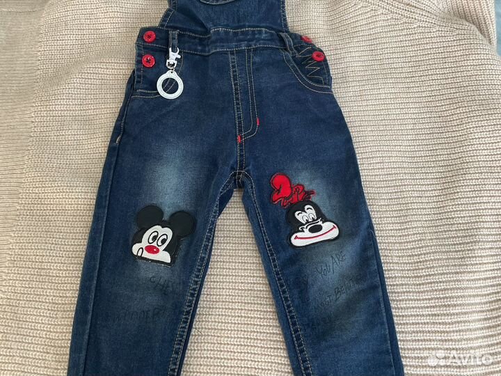 Джинсовый комбинезон 98