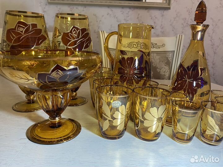 Вазы Кувшин Графин Чехословакия Богемия