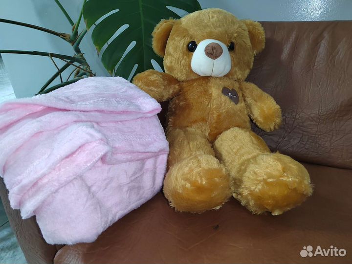 Игрушка - подушка с пледом внутри 3 в 1