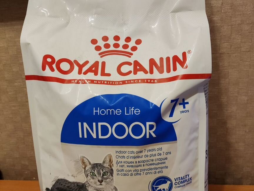 Корм для кошек royal canin indoor 7+