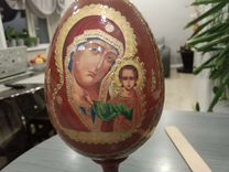 Икона в виде яйца, Казанская божья матерь