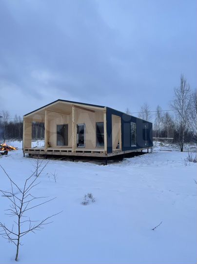 Коттедж 100 м² на участке 15 сот.