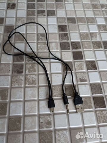 Кабель 3.5 мм USB - mini USB
