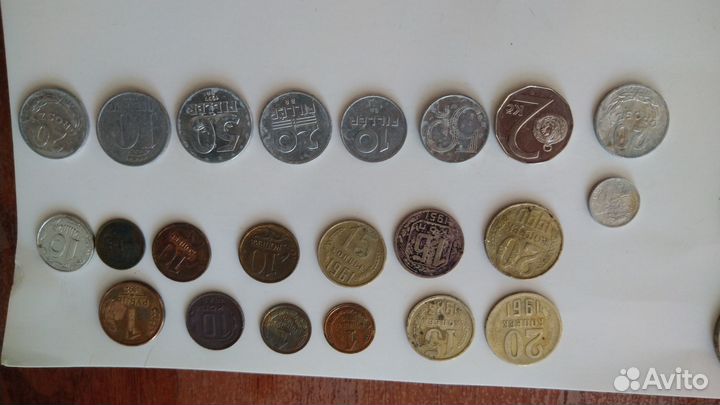 Монеты разных стран до 90-х годов см фото