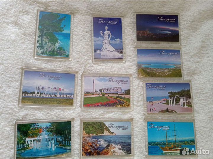 Значки Геленджик коллекция 10 шт