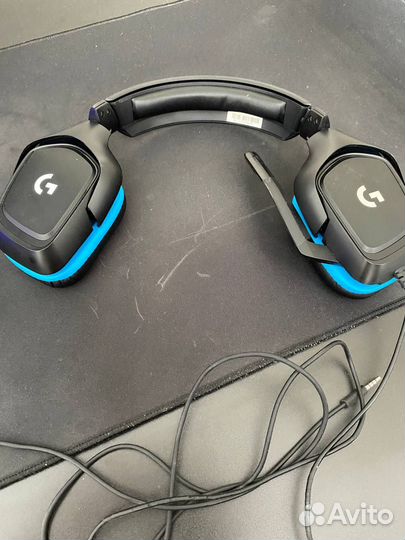 Проводная гарнитура Logitech G432 черный