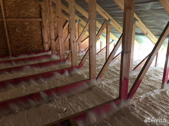 Утепление пенополиуретаном стен