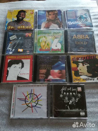 CD поп шансон рок и др