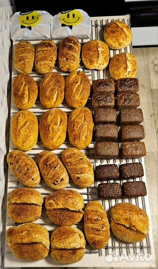 Ремесленный хлеб на закваске / бездрожжевой хлеб