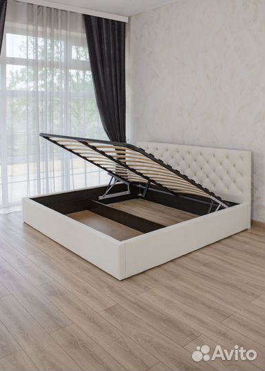 Кровать 200х200 с подъемным механизмом в наличии