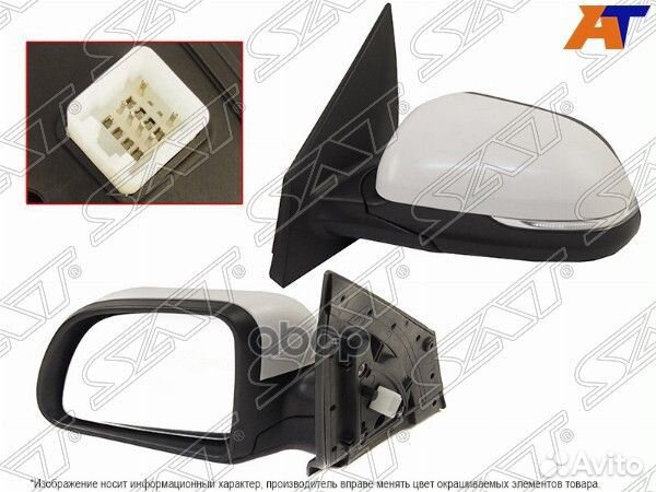 Зеркало KIA RIO/X-line 17- LH регулировка, обог