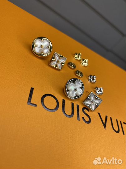 Серьги louis vuitton