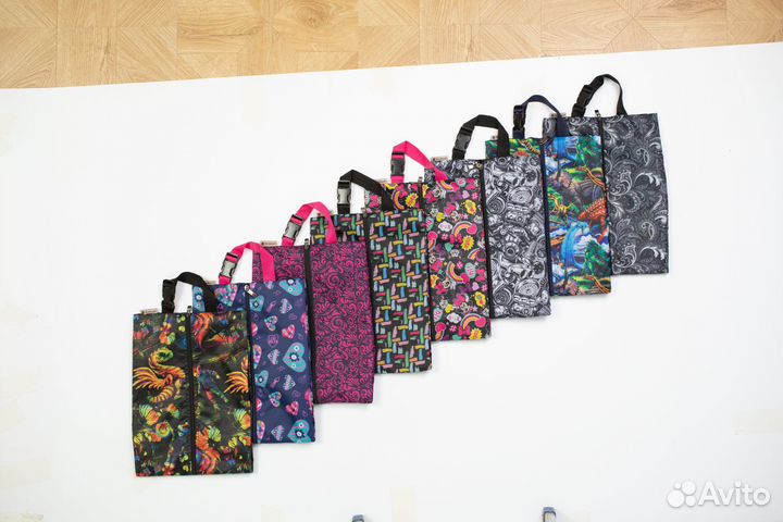 Сумочка для обуви на молнии