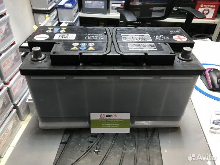 Аккумулятор бу Moll 95 90 100Ah гарантия 1 год