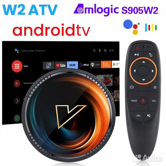 Vontar W2 ATV 4/32 Android 11 Android TV тв Бокс