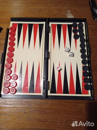 Шахматы, шашки, нарды магнитные, 3 в 1, дорожные