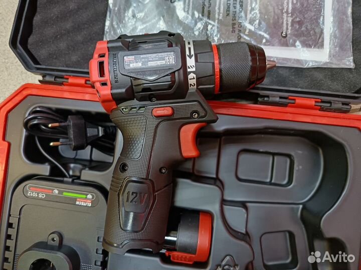 Дрель-шуруповерт аккумуляторная бесщеточная Elitec