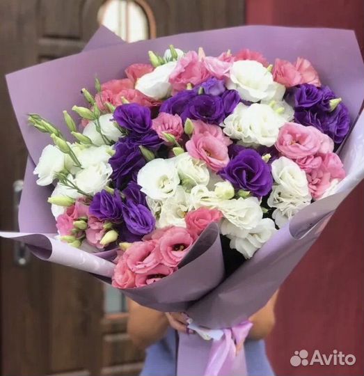 Цветы эустома букет доставка