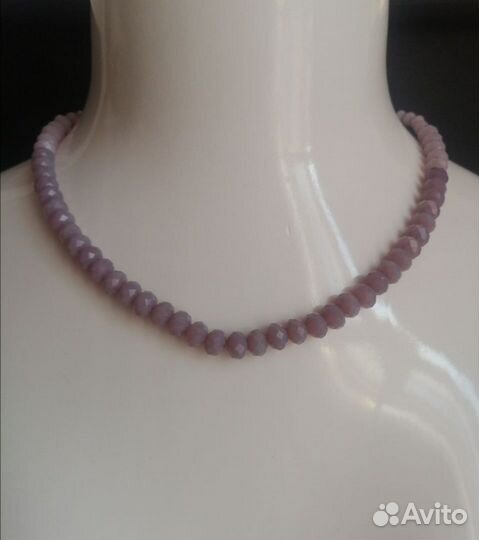 Чокер из натуральных камней агат кварц майорка