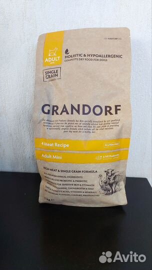 Корм для собак grandorf 4 вида мяса 1 кг