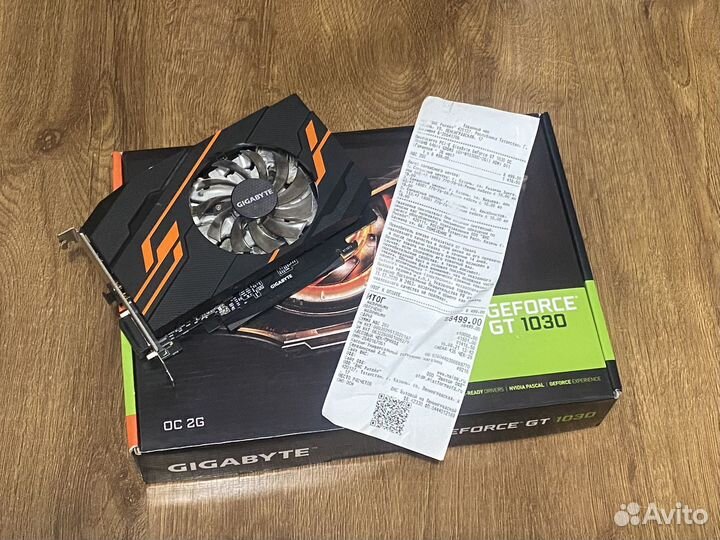 Видеокарта gt 1030 2gb gddr5