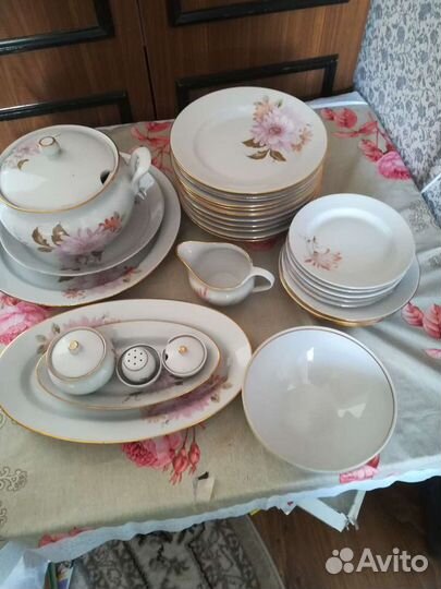 Сервиз столовый богдановичский фарфоровый завод