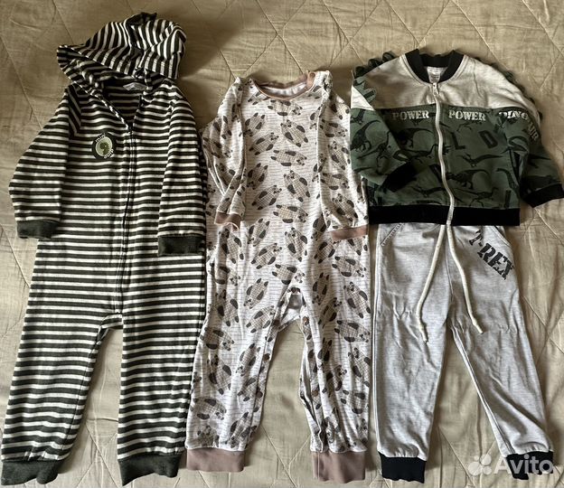 Детская одежда пакетом для мальчиков 86-92